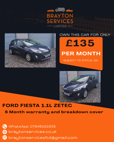 2018 FORD FIESTA ZETEC 1.1L